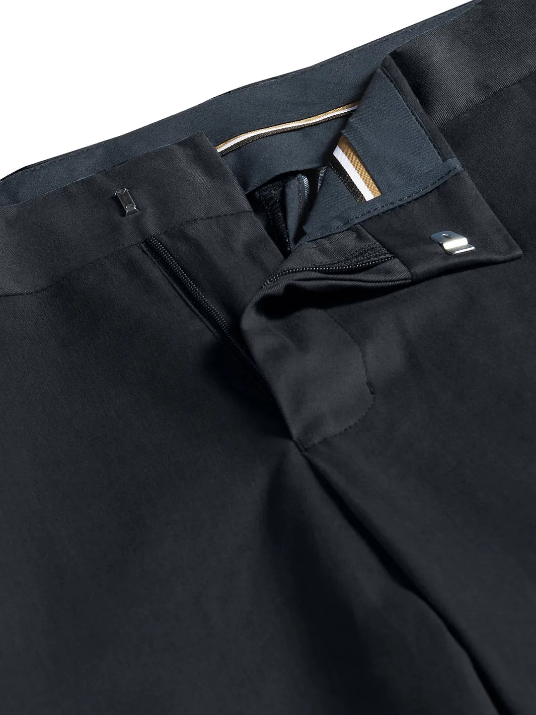 STRETCH-COTTON TROUSERS Marine