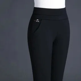 Stretch elegant women's trousers