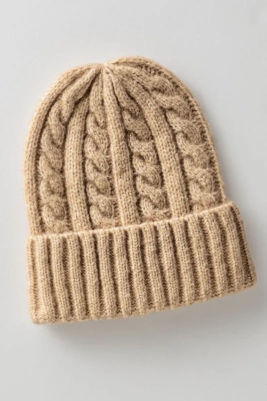 The Eden Cable Knit Beanie