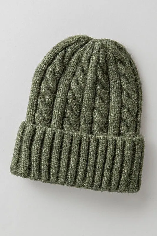 The Eden Cable Knit Beanie