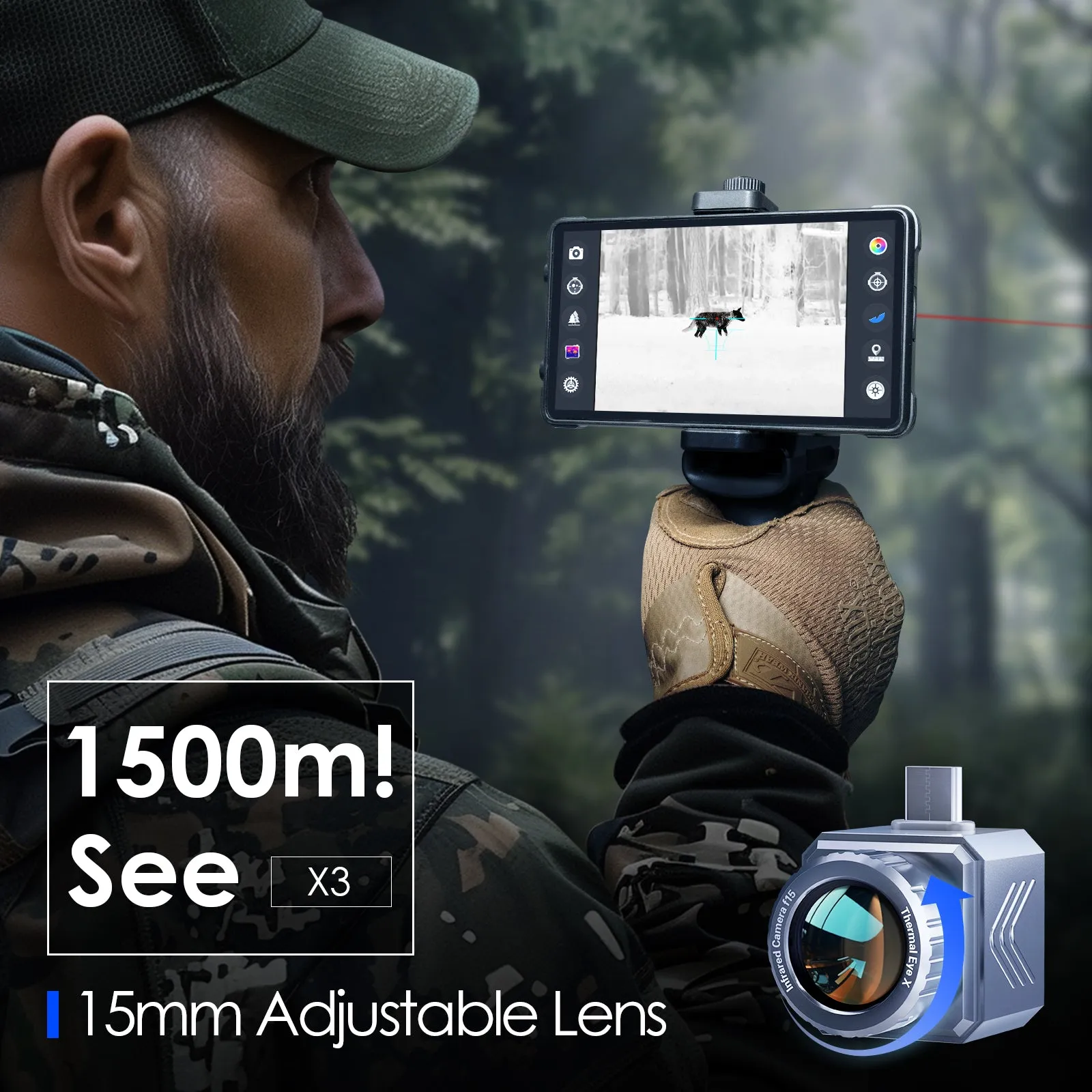 Thermal Master X3, World’s 1st Tactical Thermal