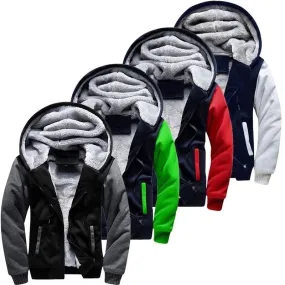 Thick Parka Velvet Windproof Coats