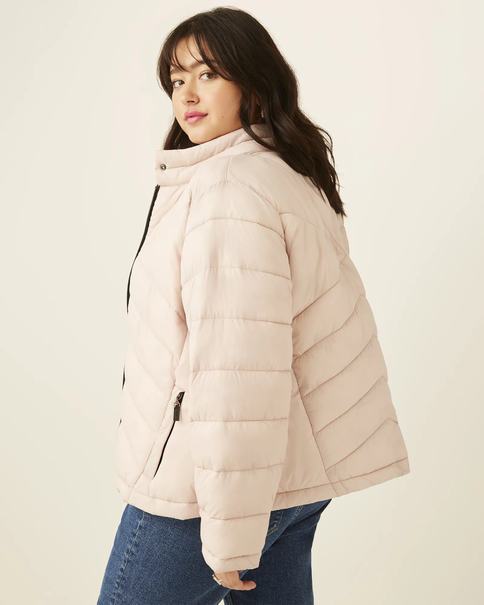 Tracey Starburst Packable Jacket | Pink