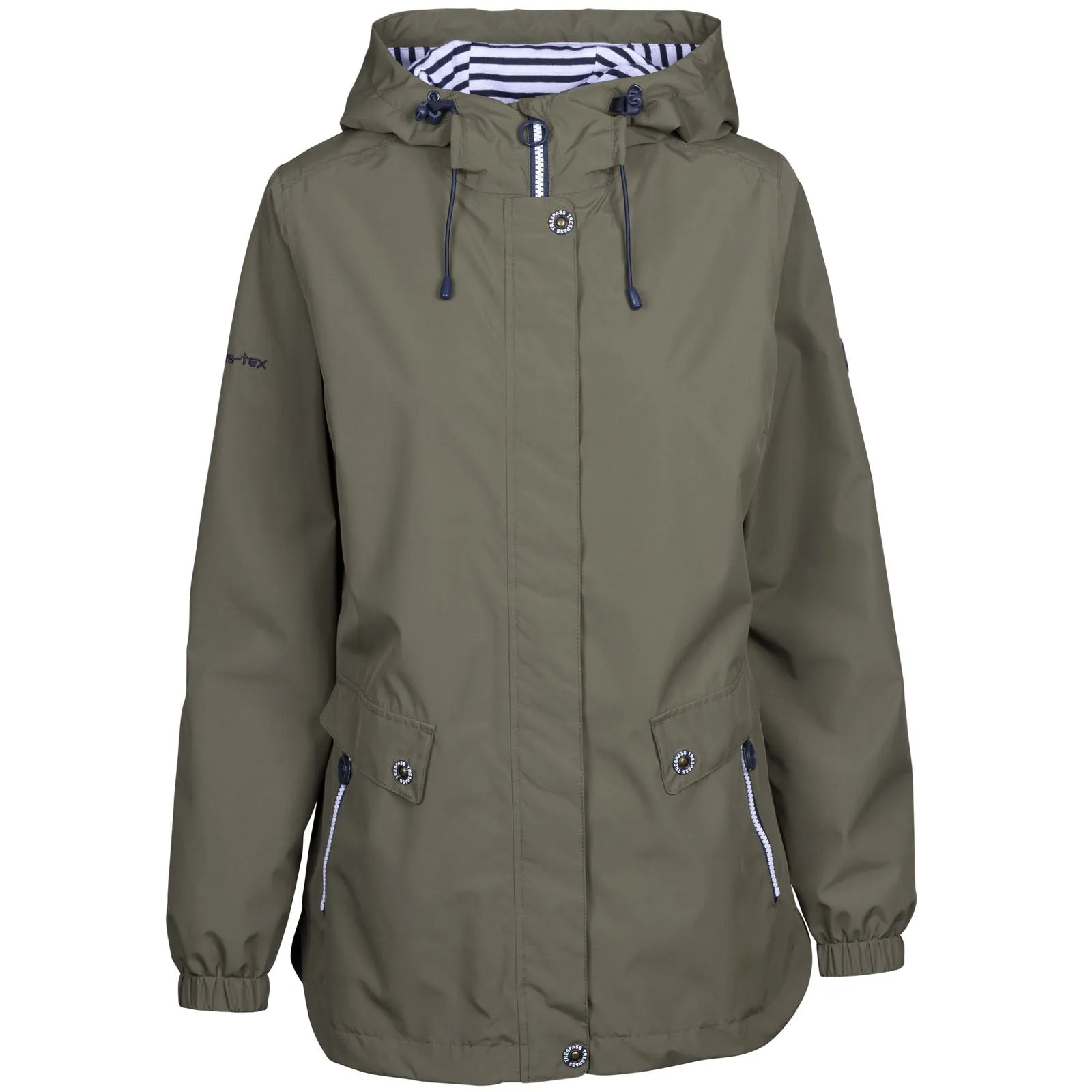 Trespass Womens Flourish Waterproof Hooded Jacket