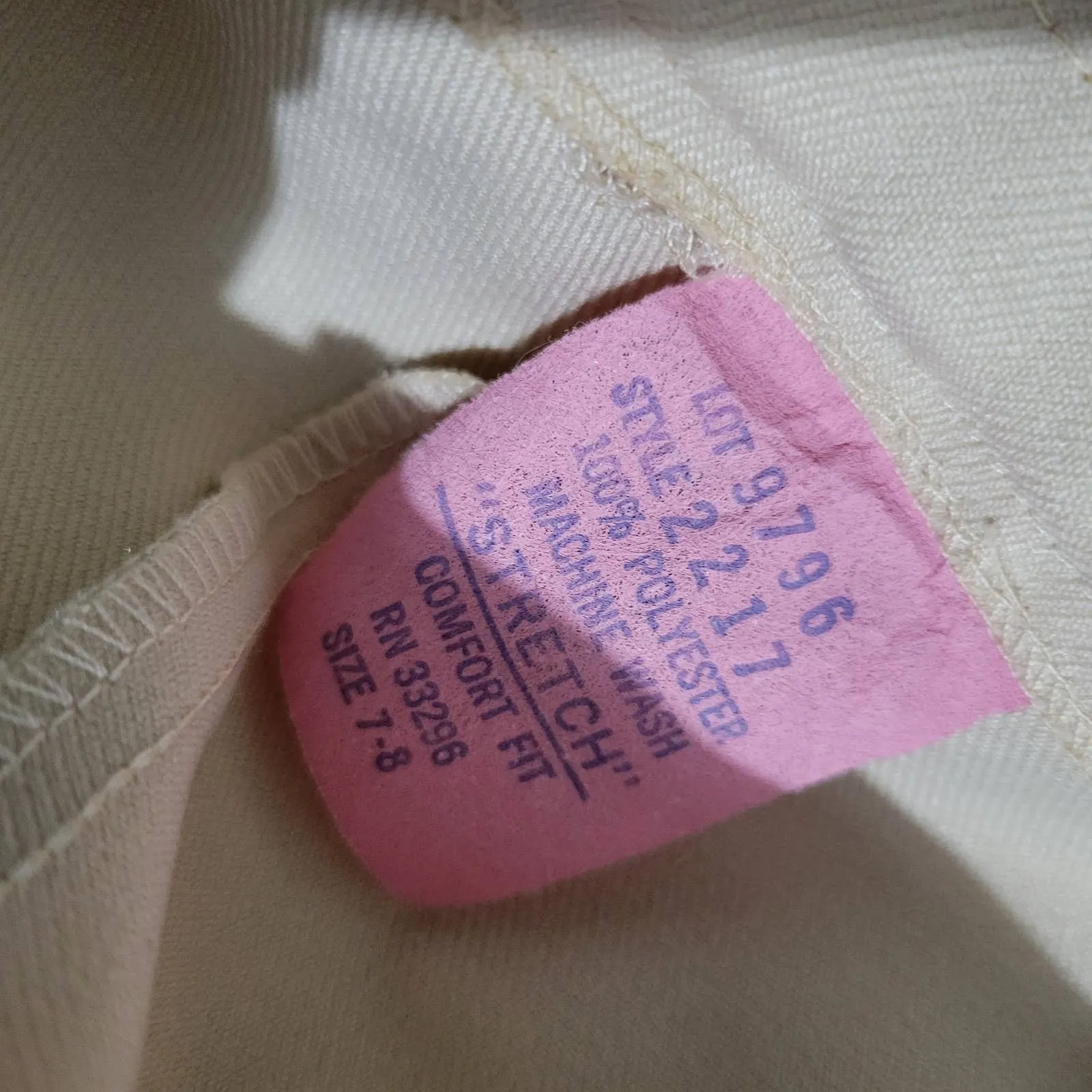 Vintage Polyester Pants Beige Trousers 70s Wide Leg High Waist Neutral Size 4 27