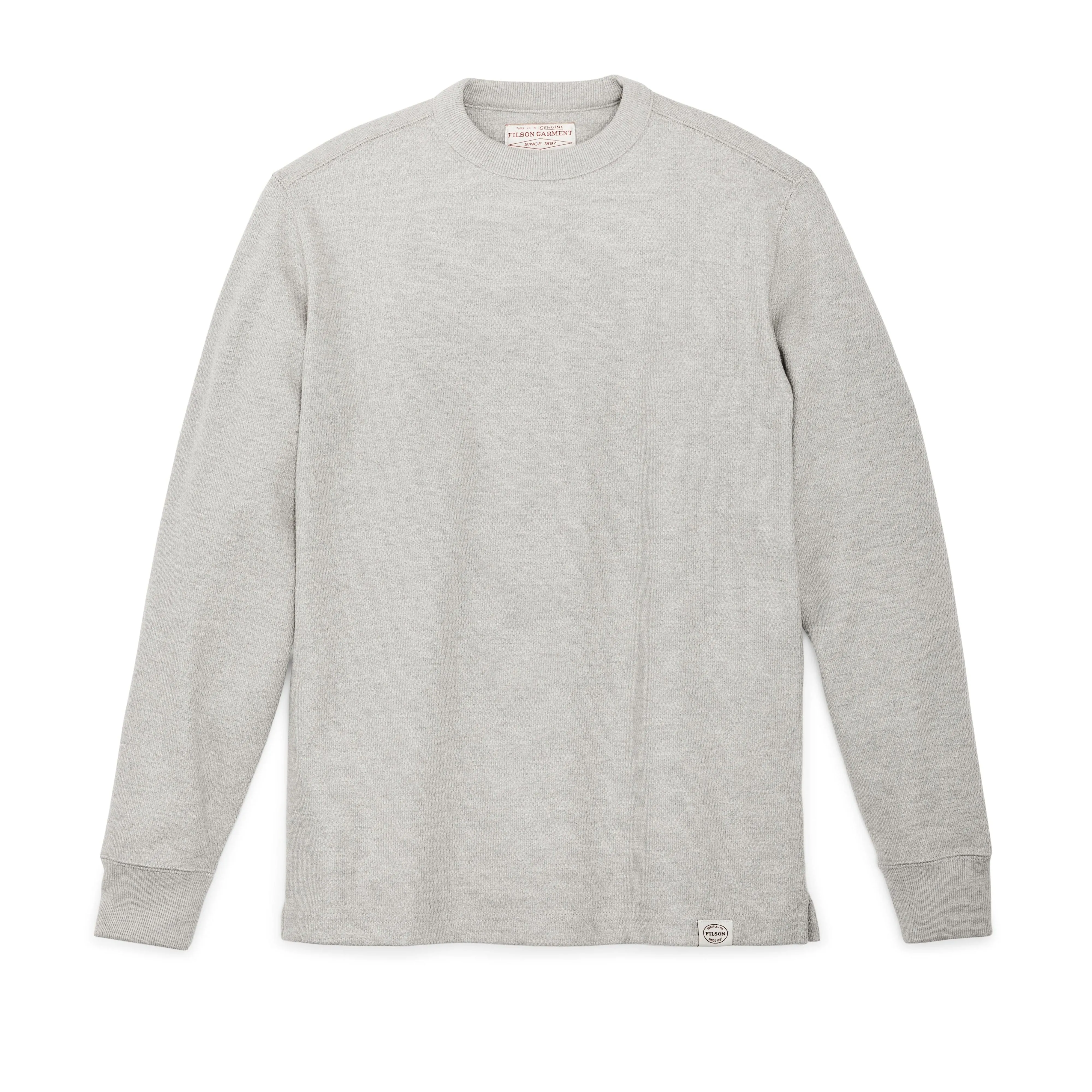 Waffle Knit Thermal Crewneck