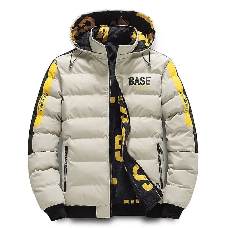 Winter Cotton-padded Men's Thickened Coat Jacket