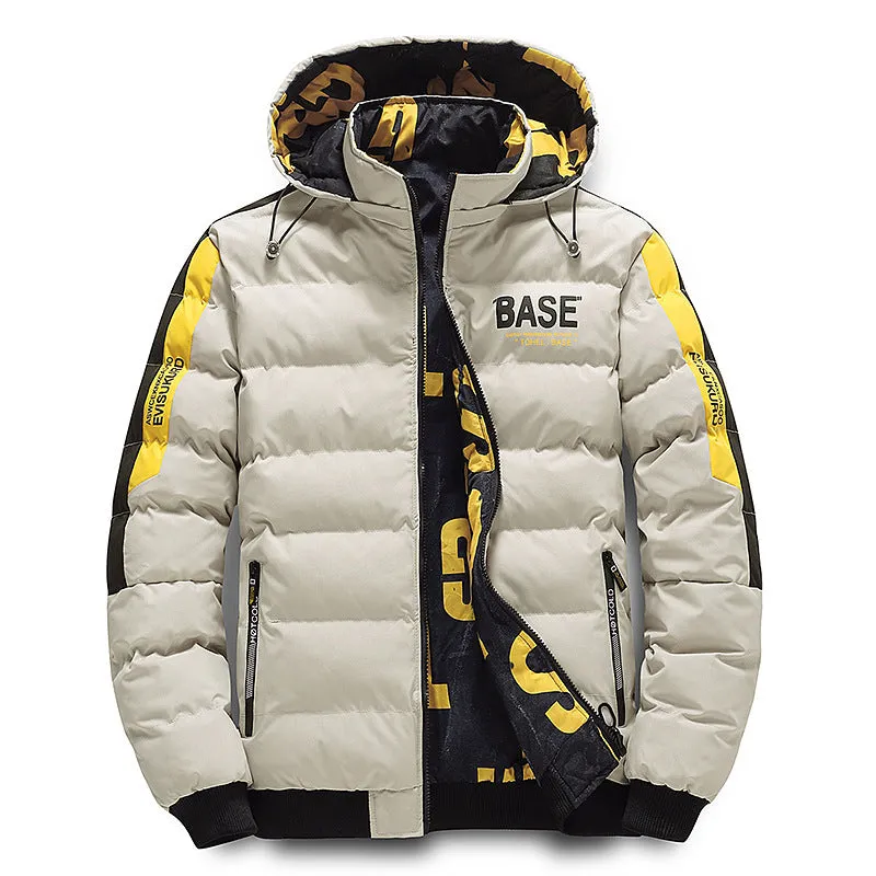 Winter Cotton-padded Men's Thickened Coat Jacket