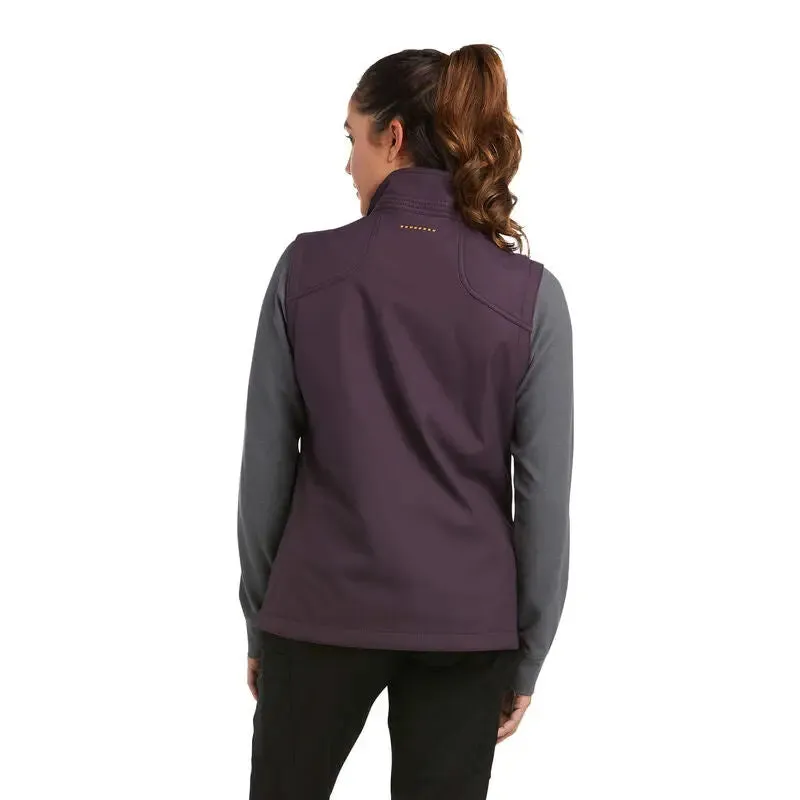 Women’s Ariat Rebar Stretch Canvas Softshell Vest – Durable, Flexible & Weather-Resistant