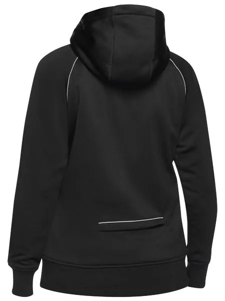 Womens Front Zip Open Hoodie