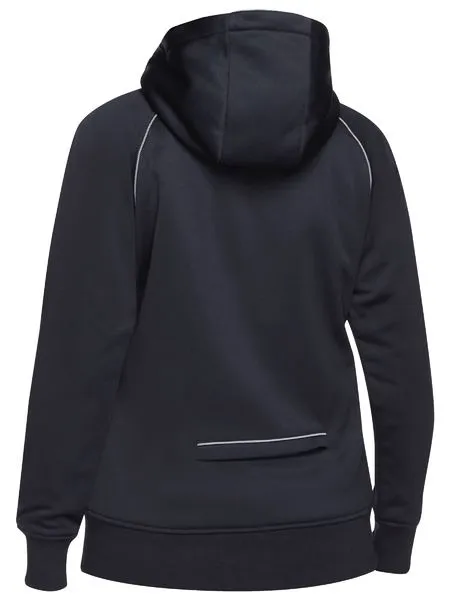 Womens Front Zip Open Hoodie