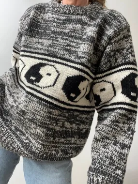 Yin Yang Handknit with Fleece