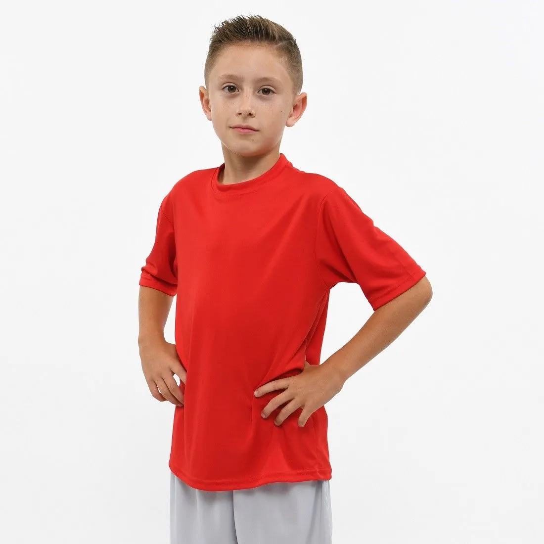 YOUTH A4 Short Sleeve Baselayer Performance Crew Shirt